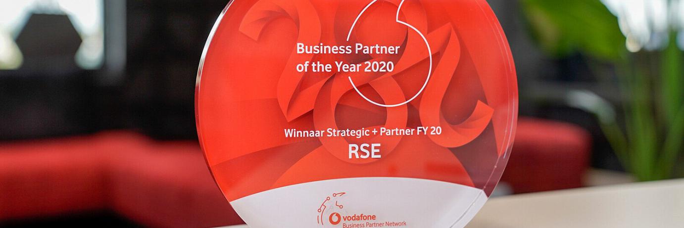 Persbericht: RSE telecom & ICT winnaar Vodafone ‘Business partner of the Year 2020’