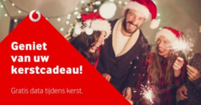 Kerst met Vodafone: gratis dataverkeer op beide kerstdagen